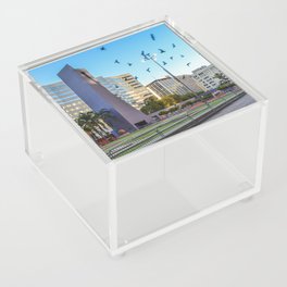 Pershing Birds (color) Acrylic Box