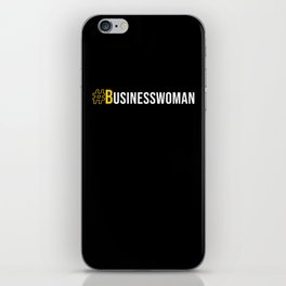 #Businesswoman iPhone Skin