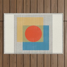Midcentury Modern Object 03 Outdoor Rug