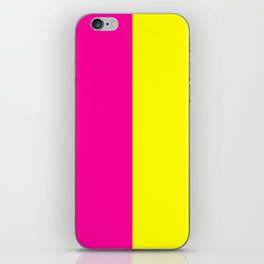 Neon Colors Vertical Stripes iPhone Skin