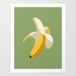 A Banana Art Print