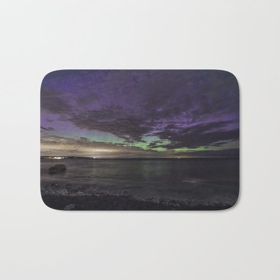 Purple Aurora at Old Garden Bath Mat