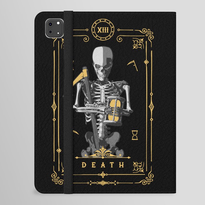Death XIII Tarot Card iPad Folio Case