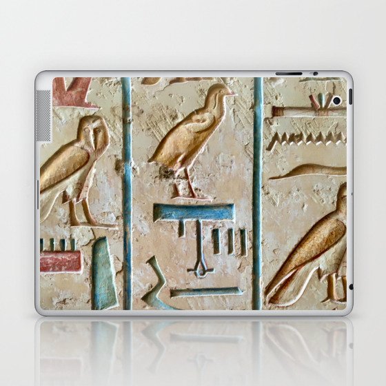 Ancient Egyptian Hieroglyphics Laptop & iPad Skin