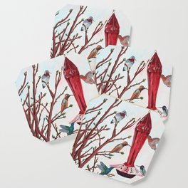 Spring Hummingbirds Coaster