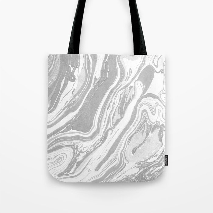 Marble - Grey Wash Tote Bag