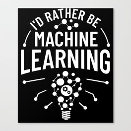 Machine Learning Engineering Algorithm AI Beginner Canvas Print