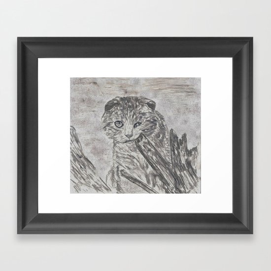 bored Framed Art Print