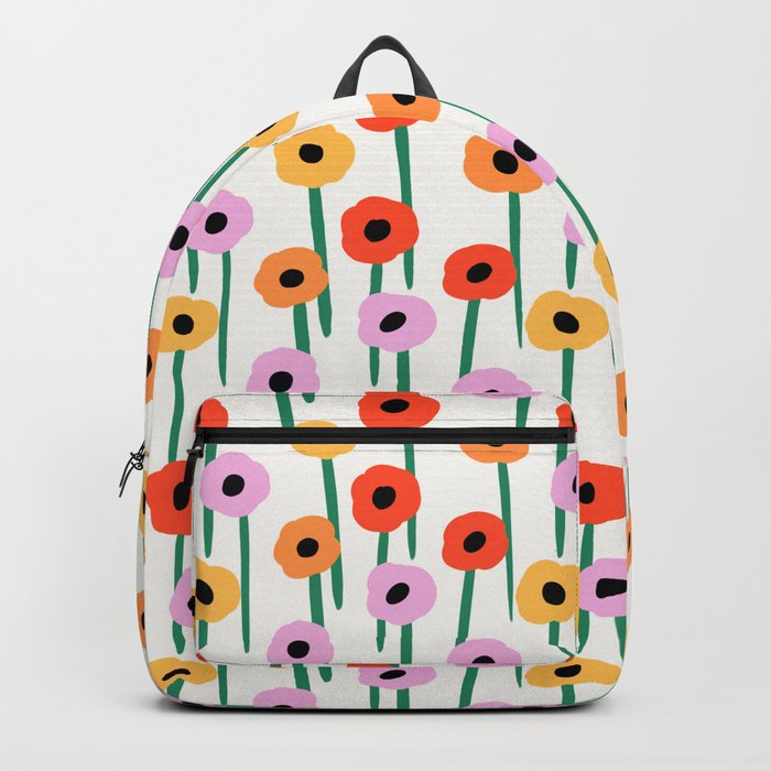 Retro Floral Pattern Backpack