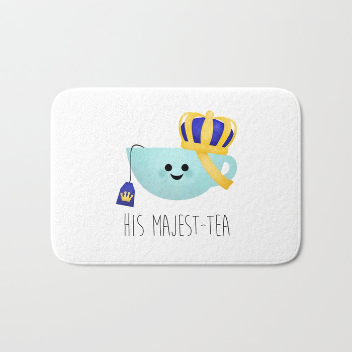 His Majest-tea Bath Mat