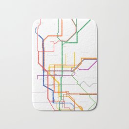 New York City subway map Bath Mat | Newyork, Newyorkcitysubwaymap, Transport, Graphicdesign, City, Vector, Train, Subway, Newyorksubway, Metro 