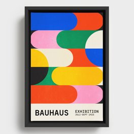 BAUHAUS 03: Exhibition 1923 | Mid Century Series  Framed Canvas