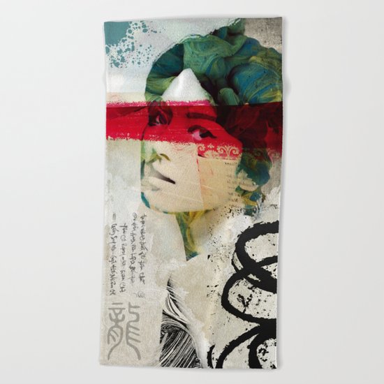 Saigon Sally Beach Towel