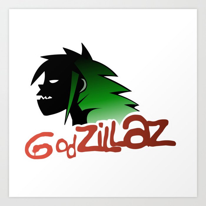 Godzillaz! Art Print