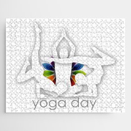 Yoga meditation Chakra or aura colors ayurvedic spiritual wellness Jigsaw Puzzle