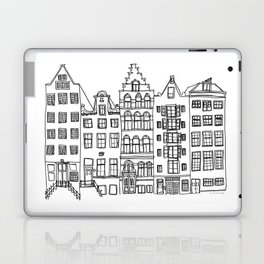 Amsterdam canal houses Laptop & iPad Skin