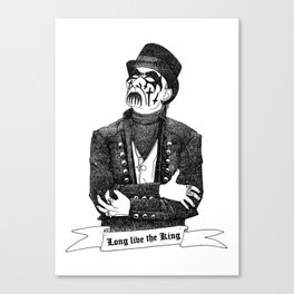 Long live the King Canvas Print