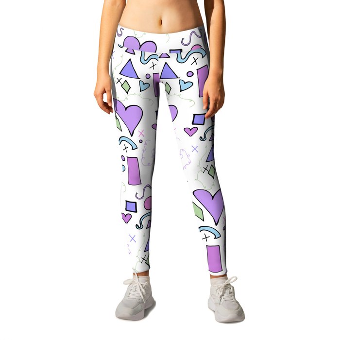 Shapes And Doodles Leggings