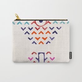 Marrakech Morocco Carry-All Pouch | Inspirational, Bird, Red, Orange, Printmaking, Marrakech, Africa, Nativeamerican, Graphicdesign, Fineart 