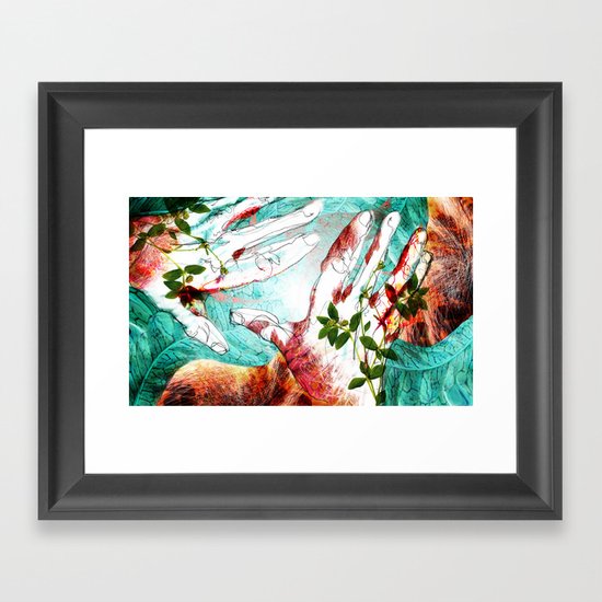 create! Framed Art Print