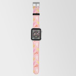 Pink Lobster Pattern Apple Watch Band