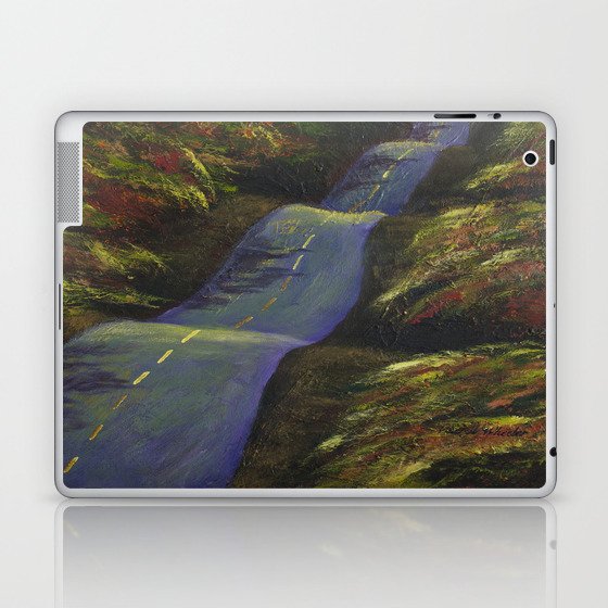 Life's Road goes up and down Laptop & iPad Skin