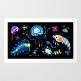 Zooplankton Art Print