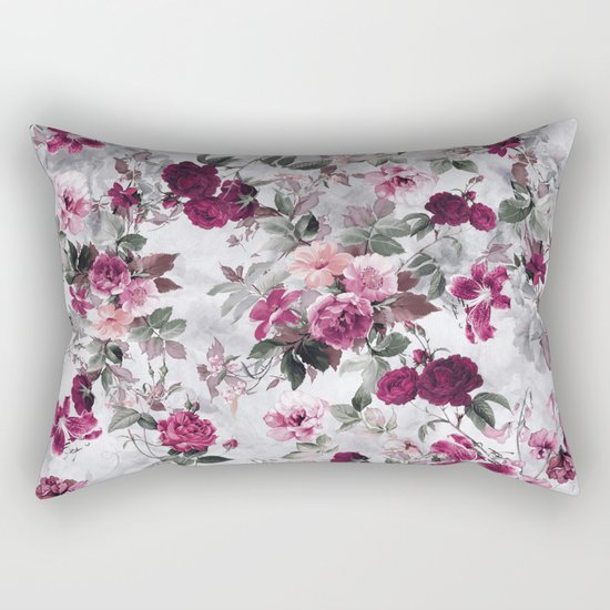Rose Red Rectangular Pillow