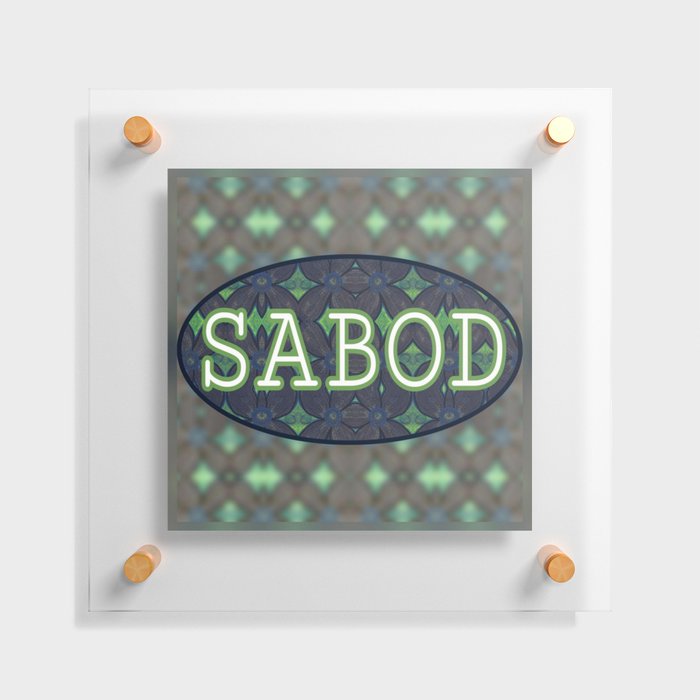 Acronym SABOD Floating Acrylic Print