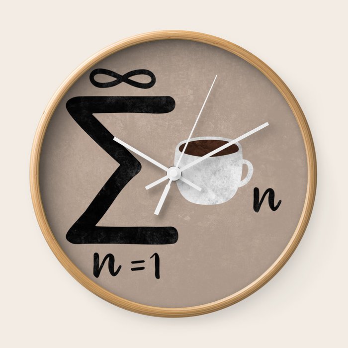 Infinite Coffee Wall Clock