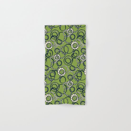 Honolulu hoopla green Hand & Bath Towel