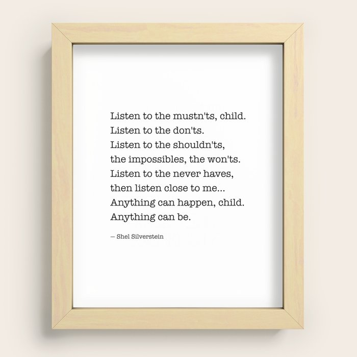 Recessed Framed Print