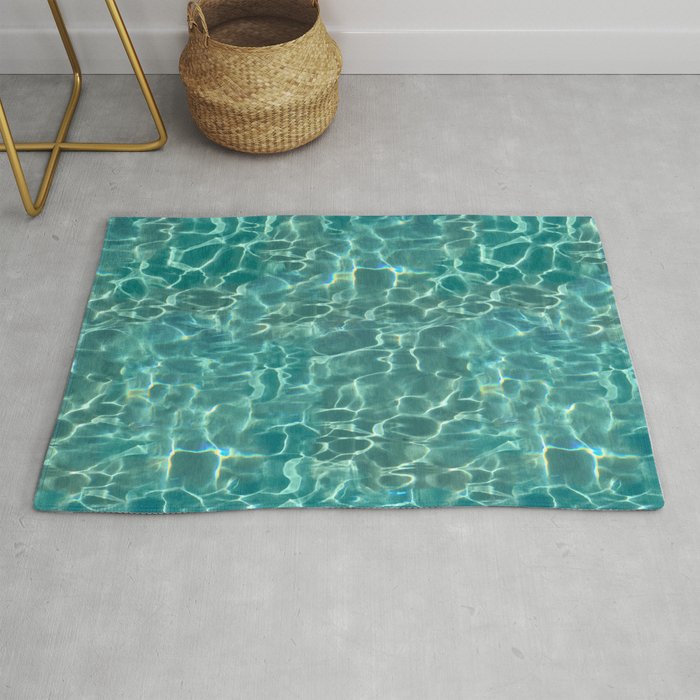 Water ripples from the Bahamas Rug