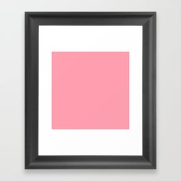 Pink Slippers Framed Art Print