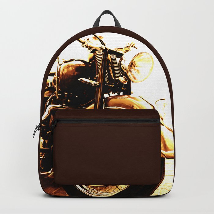 Motorcycle-Sepia Backpack