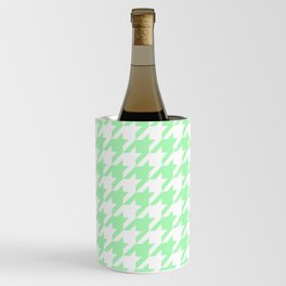 Pastel Houndstooth Key Lime Pie Wine Chiller