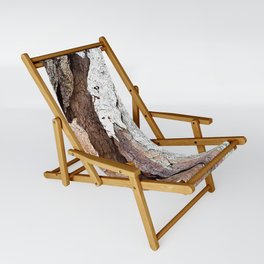 Eucalyptus Tree Bark and Wood Abstract Natural Texture 64 Sling Chair