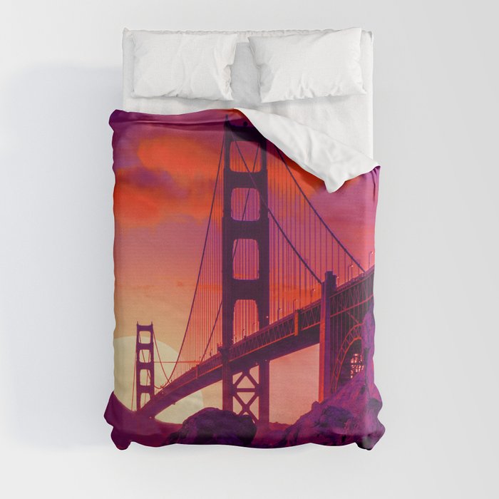 San Francisco City Duvet Cover