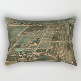 The Great Union Stock Yards of Chicago (1878) Rectangular Pillow