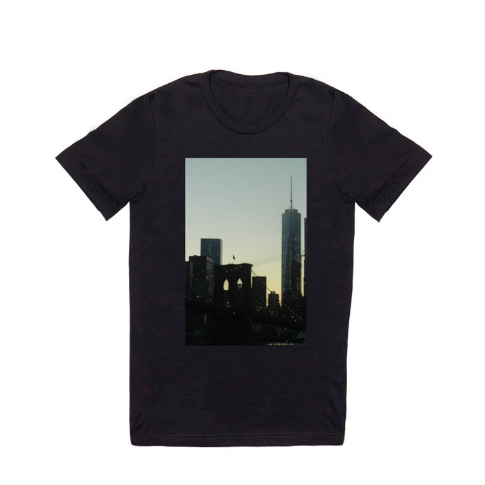 New York City Skyline at Dusk T Shirt