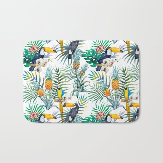 Parroted Bath Mat