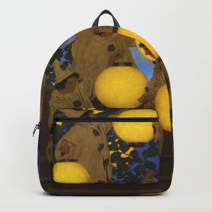 The Lantern Bearers by Maxfield Parrish Backpack