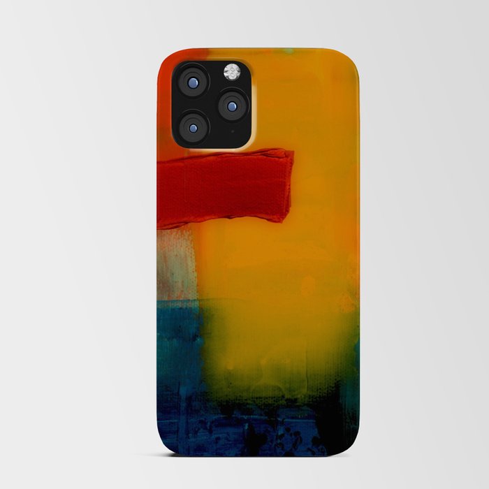 Mid Century Abstract Art iPhone Card Case