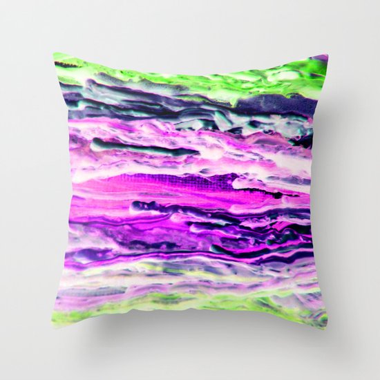 Wax #4 Throw Pillow