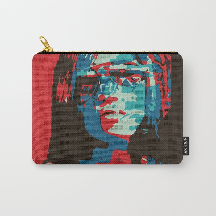Portrait in Red Carry-All Pouch