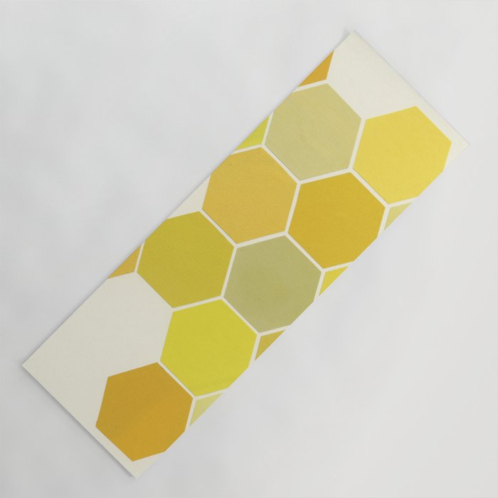 Shades of Yellow Yoga Mat