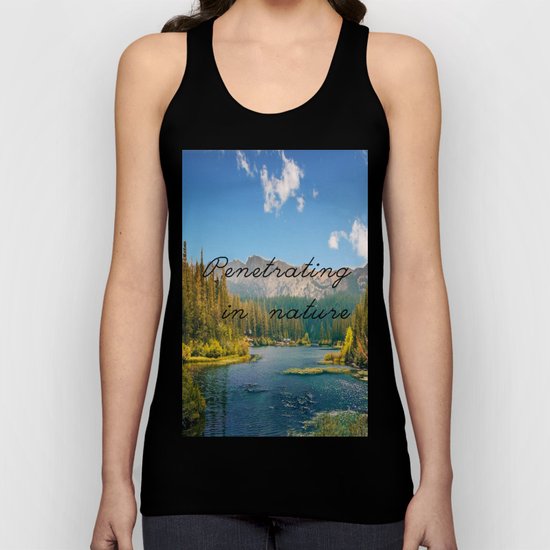Penetrating in nature Unisex Tank Top