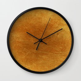 Autumn Orange Wall Clock