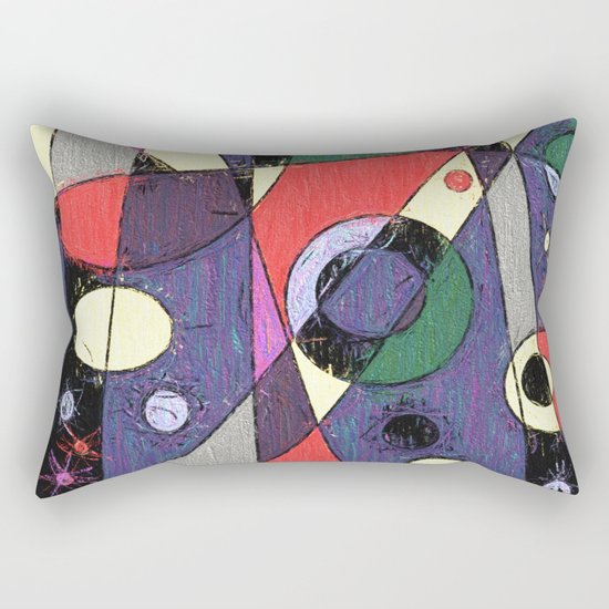 Abstract #747 Rectangular Pillow