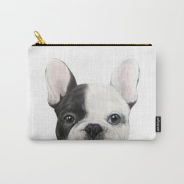 French Bulldog Dog illustration original painting print Carry-All Pouch